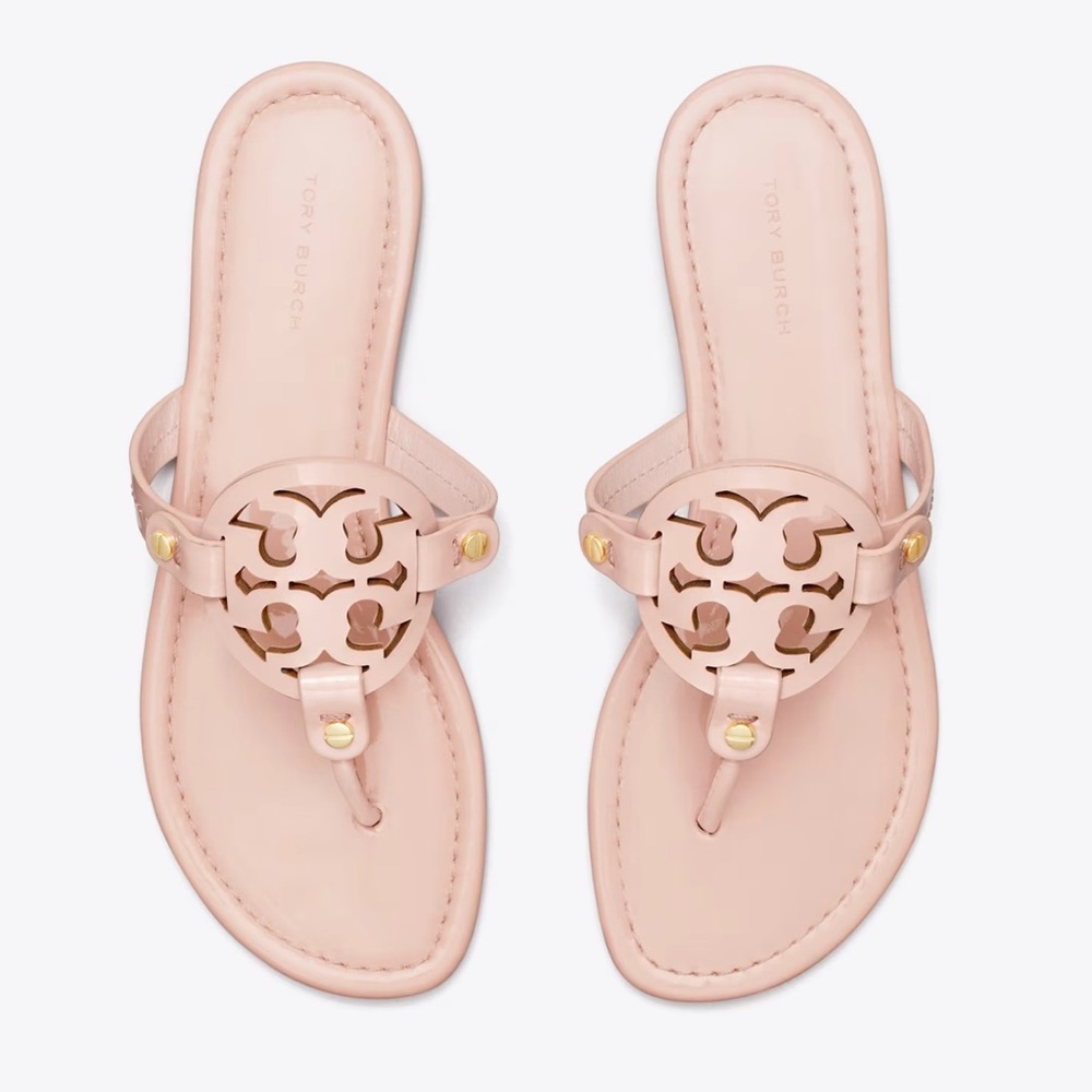 Tory Burch Miller Sandals ~ seashell pink